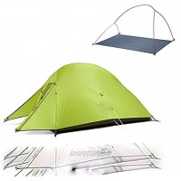 Tentes de Camping en Tissu 20D autoportantes pour Tente ultralégère Cloud Up 2 améliorées pour 2 Personnes avec Tapis Gratuit -20D Vert Ukraine