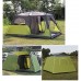 YXCKG Tente Instantanée Tente De Camping pour 5-8 Personnes Tente Tunnel avec 2 Chambres Tente pour L'extérieur Tente Double Couche Tentes De Camping Familiales 100% Protégées Contre Les Rayons UV