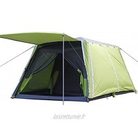 YXCKG Tente Instantanée Tente De Camping pour 5-8 Personnes Tente Tunnel avec 2 Chambres Tente pour L'extérieur Tente Double Couche Tentes De Camping Familiales 100% Protégées Contre Les Rayons UV