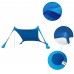 Biggys Tente de Plage Abris de Plage Ombre Tente Abri Auvent Protection UV UPF50 avec Sac de Sable 2 Tiges de Soutien pour Plage Pique-Nique Pêche Camping high quality
