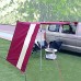 DHR Paravent Plage Brise Vent de Plage Camping Coupe-Vent Jardin Bâche de Camping Abri de Plage Écrans de Protection de Vie Privée Tissu Oxford 440×130cm Couleur : Rouge