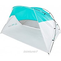 FE Active Tente Abri de Plage Parasol de Plage Tente Familiale Coupe Vent Tente de Plage Instantanée Portable Anti UV Bébé Tente Pop Up pour Le Camping Randonnée Voyages | Conçue en Californie