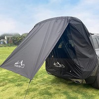 GJCrafts Tente de hayon de Voiture Imperméable,Résistante aux UV,Anti-Moustique,Coupe-Vent Tente de Camping en été pour Le Camping de Barbecue SUV Plage