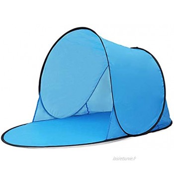 Gulin Tente de plage pop-up Protection UV Résistante à l'eau Ultra légère Sac de transport inclus Bleu