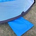 HZLGFX Tente Instantanée en Plein Air Portable Tente de Plage Pliable Extérieur Auvent pour Camping avec 8 Clous au Sol Abris de Plage Pop Up Parasol