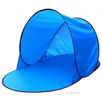 HZLGFX Tente Instantanée en Plein Air Portable Tente de Plage Pliable Extérieur Auvent pour Camping avec 8 Clous au Sol Abris de Plage Pop Up Parasol