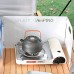 KEXIJIA Pare-brise universel pour camping cuisinière de cuisine pare-brise protection contre le vent pliable,