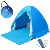NXSP Tente De Plage Tente D'ombrage Automatique UPF 50+ Tente Ultra-légère Portable pour 2-3 Ou 3-5 Personnes pour Famille Plage Jardin Camping Extérieur