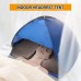 Tente de plage zootop tente de plage escamotable pour 1 à 2 personnes abri de soleil pour tente de plage portable avec support de téléphone et sac de rangement pour l'extérieur 27,56*19,69*17,7in