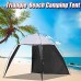 Tente Portable extérieure- 5-8 Personnes Beach Shelter Sun Sun Shade Tente Mini Beach Sun Sun Shade Abris auvent Instantanée Beach Tente Portable Abri