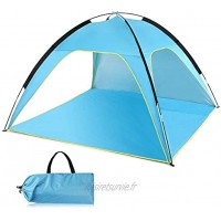 UPF50 + Protection UV Tente de Plage Sun Shade Canopy Léger Tente de Camping en Plein air Sun Shelter Camping Tentes de pêche Abris 2019