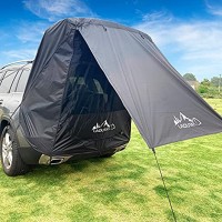 Vogvigo Auvent de Voiture Multifonctionnelle Tente Camping Car Tente Toit Voiture Étanche et Résistante aux UV Tente Voiture Durable pour Anti-Moustique pour Divers Modèles de SUV