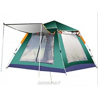 XCUGK Tente de Plage Anti UV Abris de Plage Automatic Portable Pop Up Beach Tent 3 4 Personnes Tente for Kids and Family in Beach Garden Camping Fishing