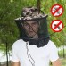 XYDZ Chapeaux de Pêche pour Abeilles Filet de Visage Mosquito Head Net Mesh pour la pêche le camping l'apiculture activités en plein air Unisexe pour Adulte