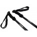 Bâtons de randonnée Star Rover® Bâtons de marche de couleur noire Bâtons de randonnée télescopiques facilement réglables adaptés au trekking et à la randonnée avec sac de transport Ext