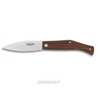 Couteau de sport ALBAINOX 01614. Couteau PALLES No 00. Manche en bois. Lame : 7 cm. Outil pour la chasse la pêche le camping l’extérieur la survie et le bushcraft