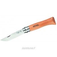 Opinel INOX Lux Walnut Couteau Mixte