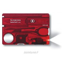 Victorinox Swiss Card Lite Multitool de Poche Suisse 13 Fonctions LED Loupe