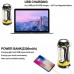 Fulighture Lanterne de camping portable LED 6 modes Alimenté par USB Ultra lumineuse 1000 lm Pliable Résistant à l'eau Convient pour la randonnée le camping la pêche les urgences les pannes