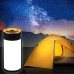 Hugyue Lanterne LED Rechargeable Lot de 2 Lampe Camping Puissante Lampe avec Luminosité à 3 Niveaux Suspendue Étanche Portable pour Camping Pêche Randonnée