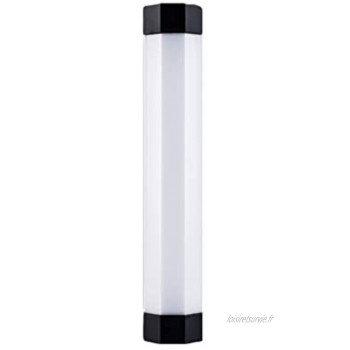Lanterne Camping Lanternes Électriques LED Tube Lampe De Camping Magnetic Lampe De Camping USB Rechargeable pour La Randonnée en Plein Air Accueil Camping Accessoires Color : Black