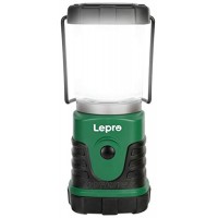 Lepro Lanterne de camping portable mini lampe de camping alimentée par 3 piles AA 4 modes d'éclairage résistance à l'eau IPX4 convient pour le camping la randonnée la pêche les urgences les coupures de courant et p