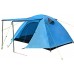 yotijar 2 Pcs 4 Sections Camping Tarp Shelter Canopy Tente Tige de Support
