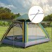 OuYi Piquets de tente piquets métalliques robustes piquets de tente piquets de jardin galvanisés 22,5 cm x 5 mm piquets en acier lot de 25 pour le camping les abris